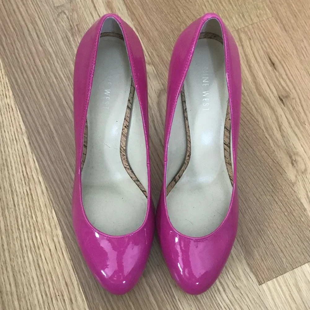 Nine West Selma Magenta Stiletto Pumps